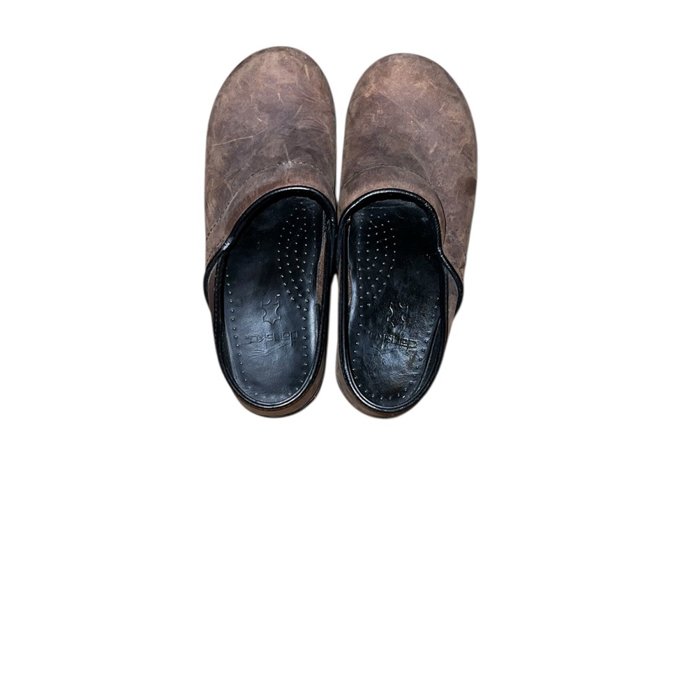 Dansko Brown Leather Slip-On Loafers Size 40